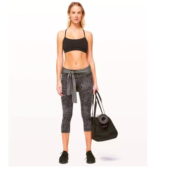lululemon athletica Pants - Lululemon Wunder Under Crop III 21" *Full-On Luxtreme Washed Marble Titanium 4